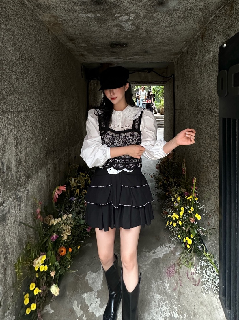 81 MARKET-L東大門㊣實拍女裝新品人氣職業休閑推薦吊帶背心81 MARKET-L吊帶/背心
