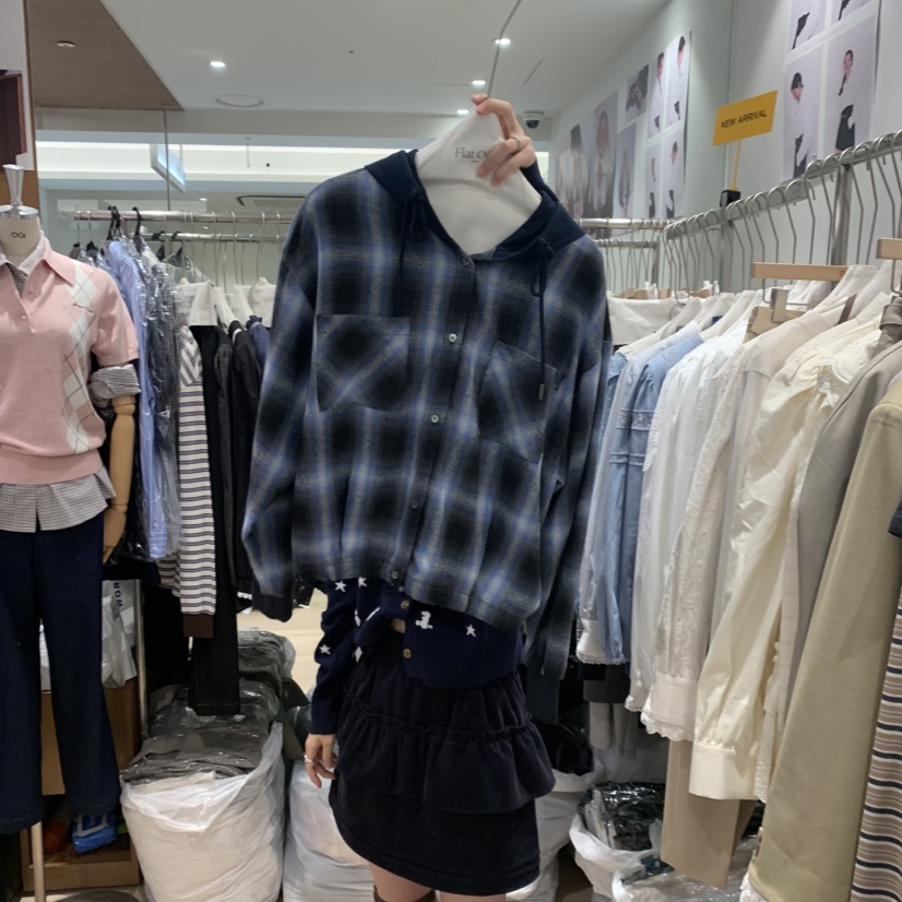 OGI東大門㊣直郵女士新品25秋冬休閑時尚職業推薦襯衫蕾絲衫FLat OGI襯衫/蕾絲衫圖色2