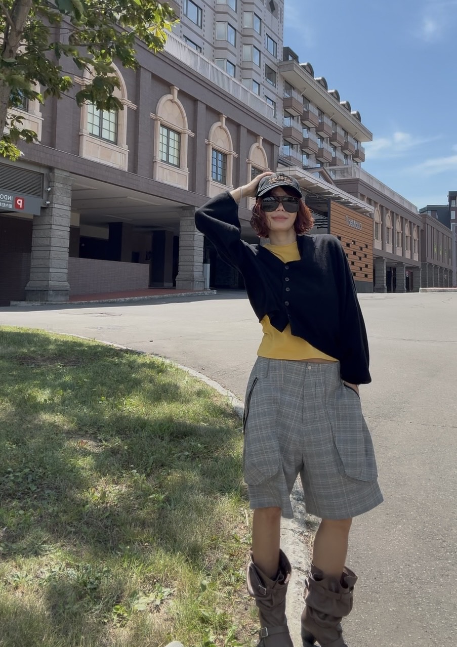 PARIS MATCH韓國直郵㊣女裝新款熱賣25秋冬真品推薦休閑短褲PARIS MATCH短褲