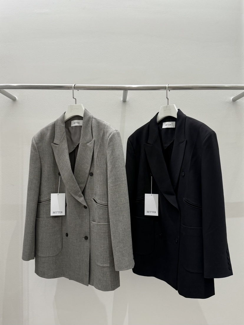 BETTER東大門㊣代購女士新品職業休閑25秋冬人氣真品熱賣夾克BETTER夾克