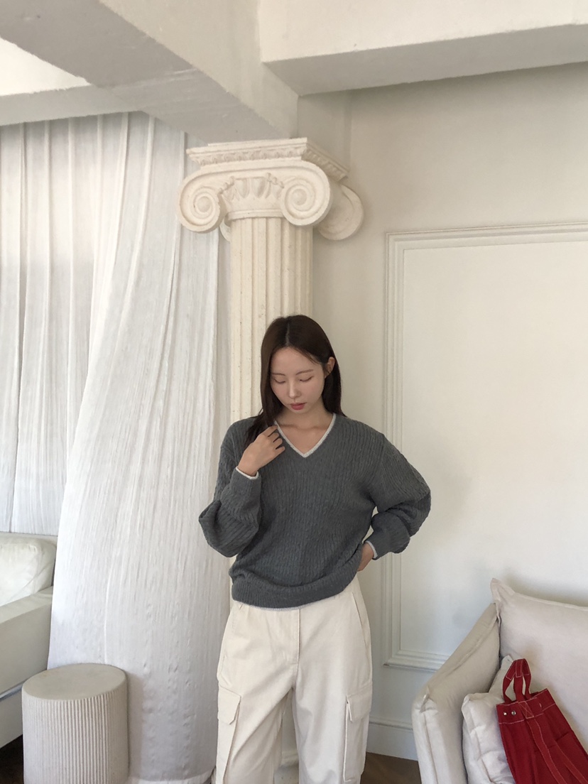 THE ABLE東大門㊣直郵女士新品休閑推薦真品25秋冬時尚針織衫THE ABLE/TA針織衫