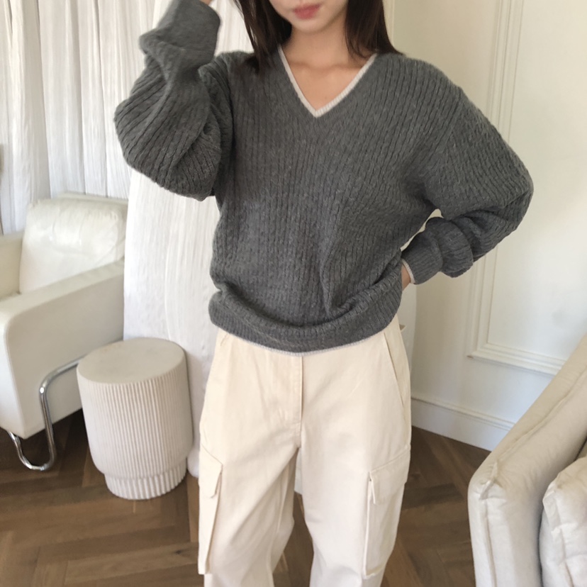 THE ABLE東大門㊣直郵女士新品休閑推薦真品25秋冬時尚針織衫THE ABLE/TA針織衫