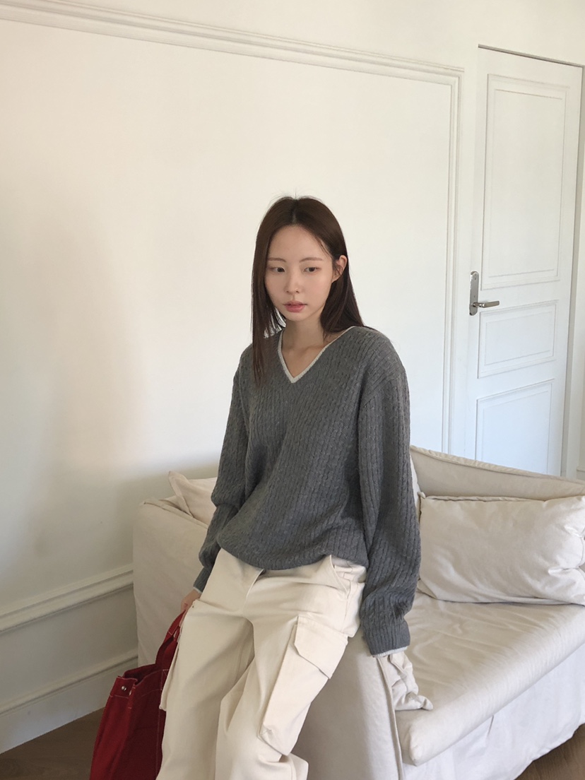 THE ABLE東大門㊣直郵女士新品休閑推薦真品25秋冬時尚針織衫THE ABLE/TA針織衫
