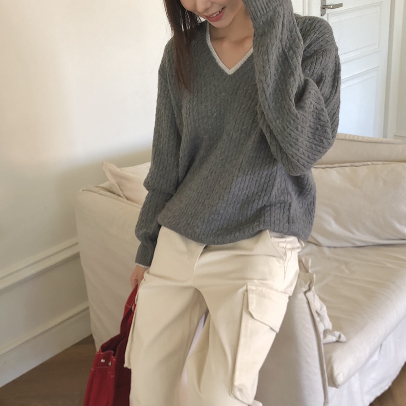THE ABLE東大門㊣直郵女士新品休閑推薦真品25秋冬時尚針織衫THE ABLE/TA針織衫