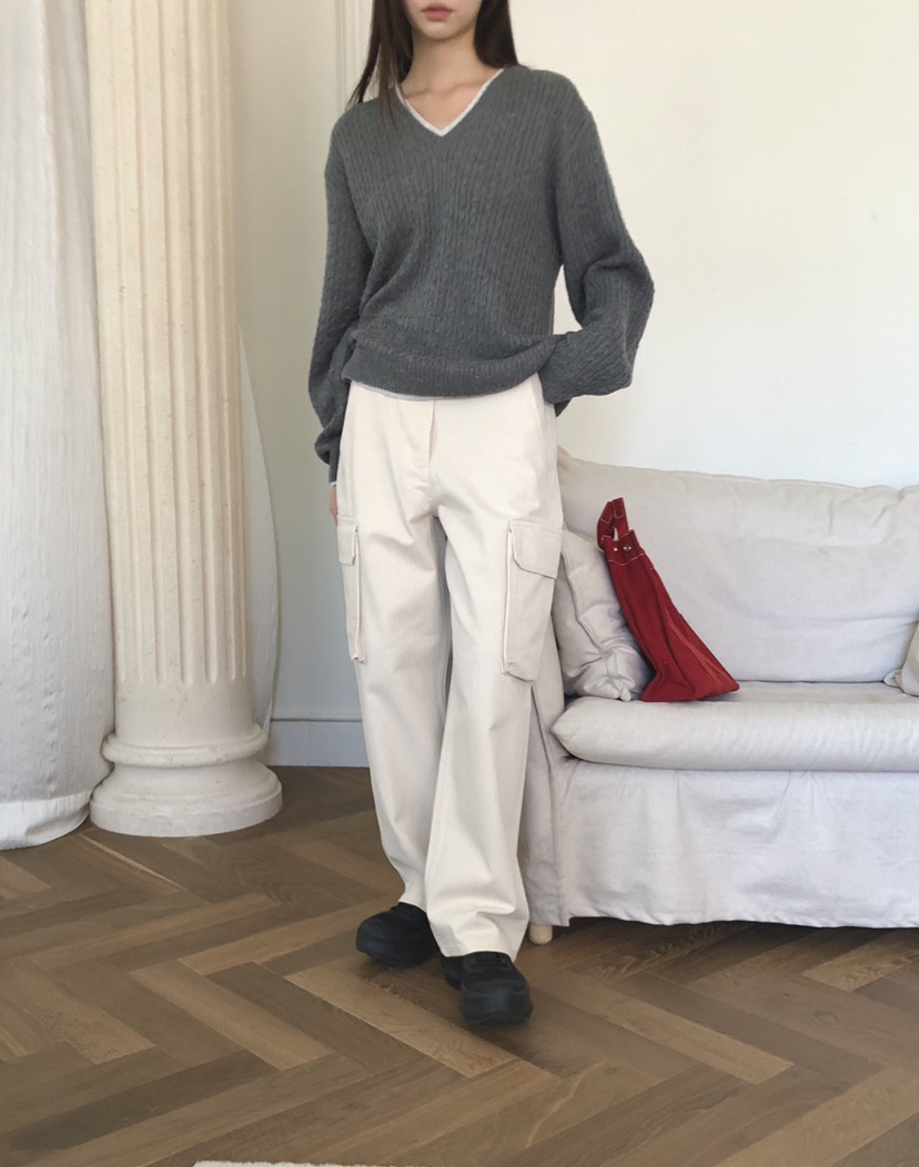 THE ABLE東大門㊣實拍女裝新款人氣真品休閑推薦休閑褲工裝THE ABLE/TA休閑褲