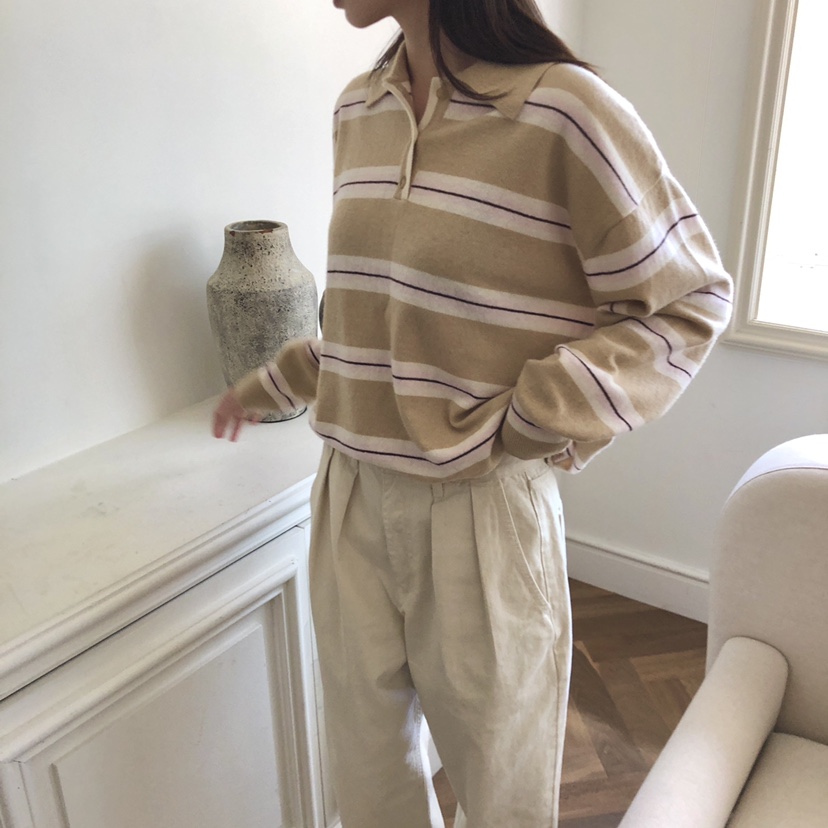 THE ABLE東大門㊣代購女裝新品休閑熱賣人氣25秋冬職業針織衫THE ABLE/TA針織衫