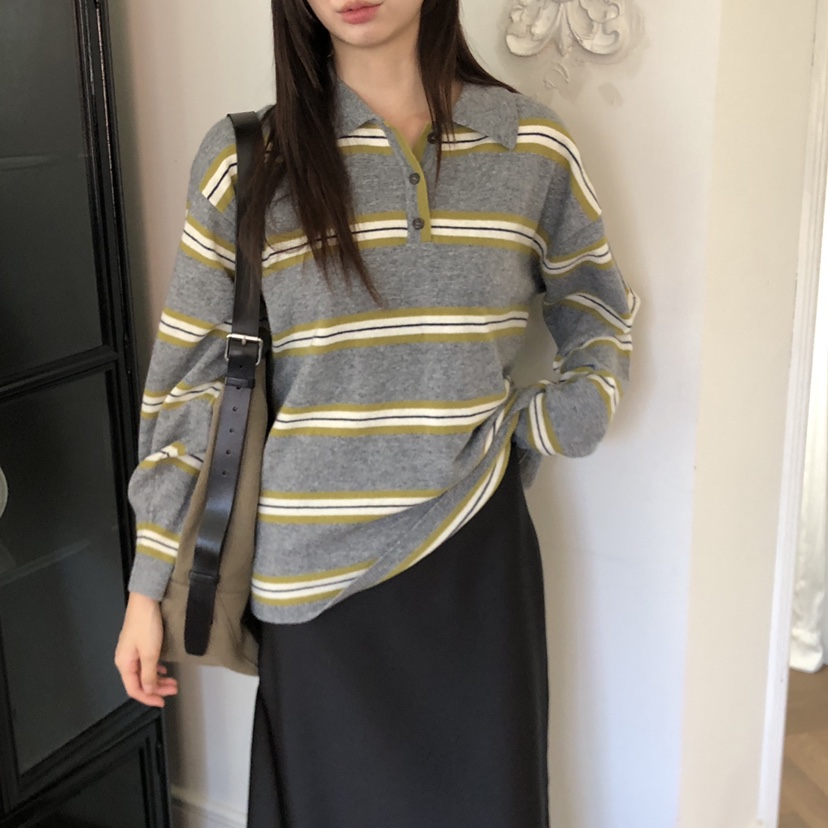 THE ABLE東大門㊣代購女裝新品休閑熱賣人氣25秋冬職業針織衫THE ABLE/TA針織衫