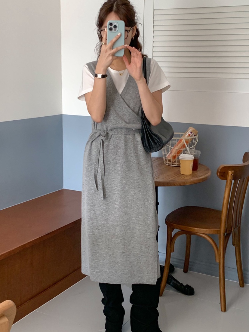 THE ABLE東大門㊣直郵女裝新品真品休閑人氣時尚連衣裙羊絨THE ABLE/TA連衣裙