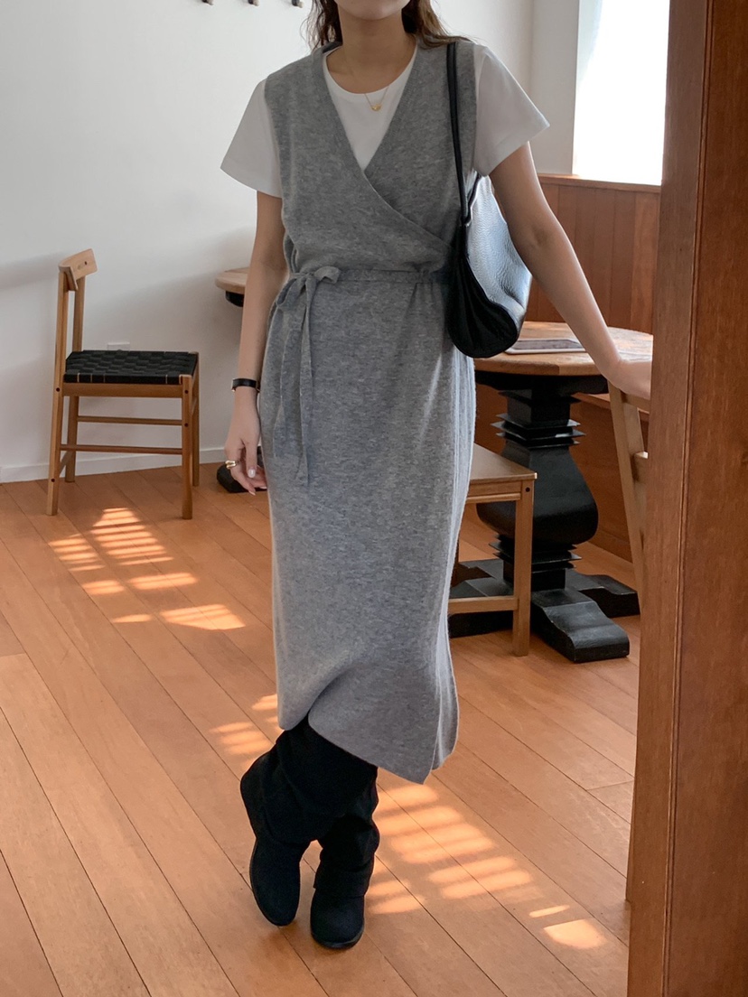 THE ABLE東大門㊣直郵女裝新品真品休閑人氣時尚連衣裙羊絨THE ABLE/TA連衣裙