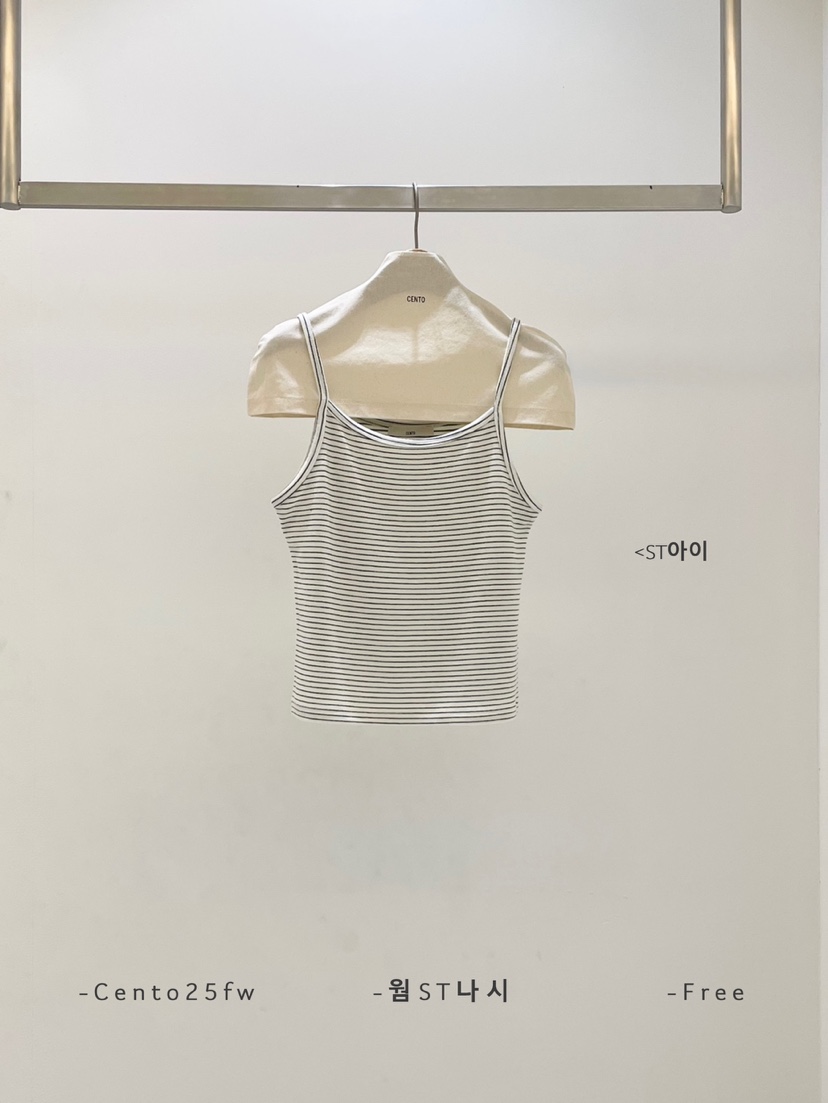CENTO韓國直郵㊣女裝新品職業真品推薦時尚人氣熱賣吊帶背心CENTO吊帶/背心圖色2