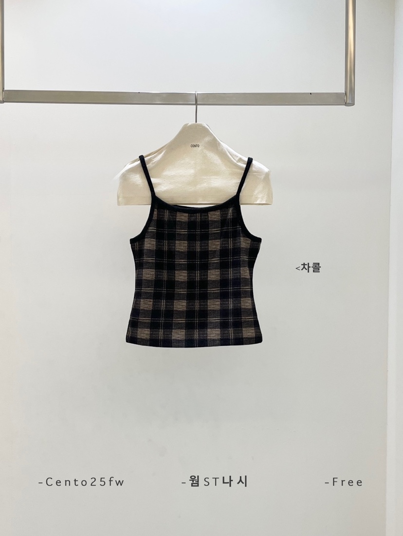 CENTO韓國直郵㊣女裝新品職業真品推薦時尚人氣熱賣吊帶背心CENTO吊帶/背心圖色6