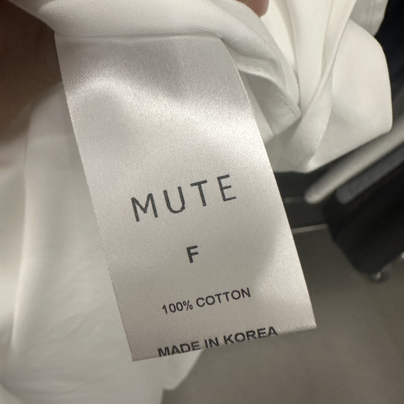 MUTE-P韓國直郵㊣女士新品25秋冬推薦真品職業連衣裙含腰繩MUTE連衣裙