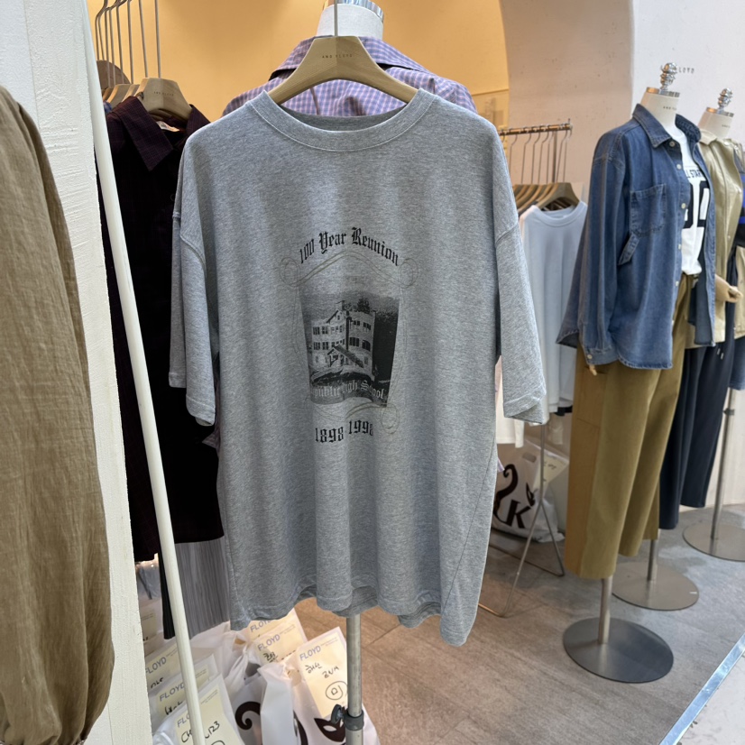 AND FLOYD韓國代購㊣女裝新品真品休閑25秋冬推薦熱賣人氣T恤stunning and FloydT恤圖色2