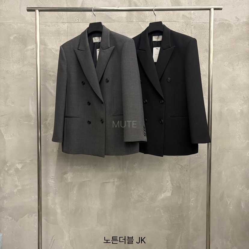 MUTE-P韓國直郵㊣女士新品熱賣推薦25秋冬真品職業時尚夾克MUTE夾克