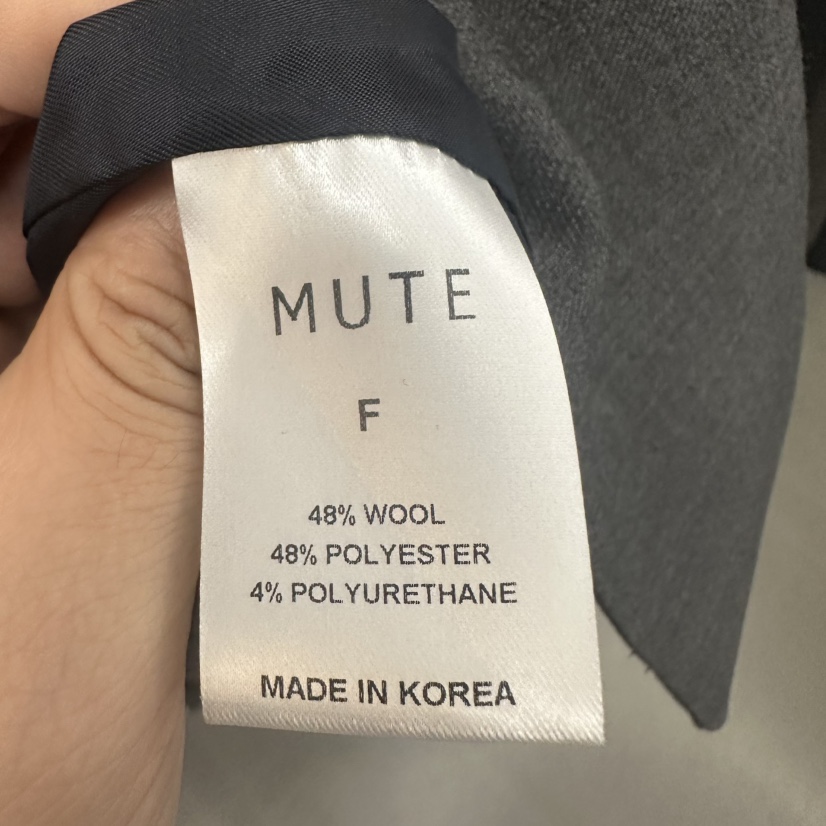 MUTE-P韓國直郵㊣女士新品熱賣推薦25秋冬真品職業時尚夾克MUTE夾克