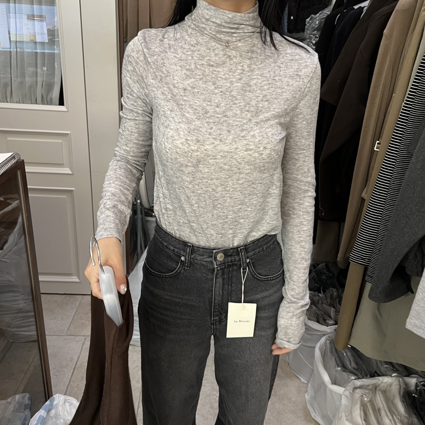 LE AHICON東大門㊣實拍女裝新品職業時尚推薦熱賣休閑長袖T恤Le Ahicon長袖T恤圖色4