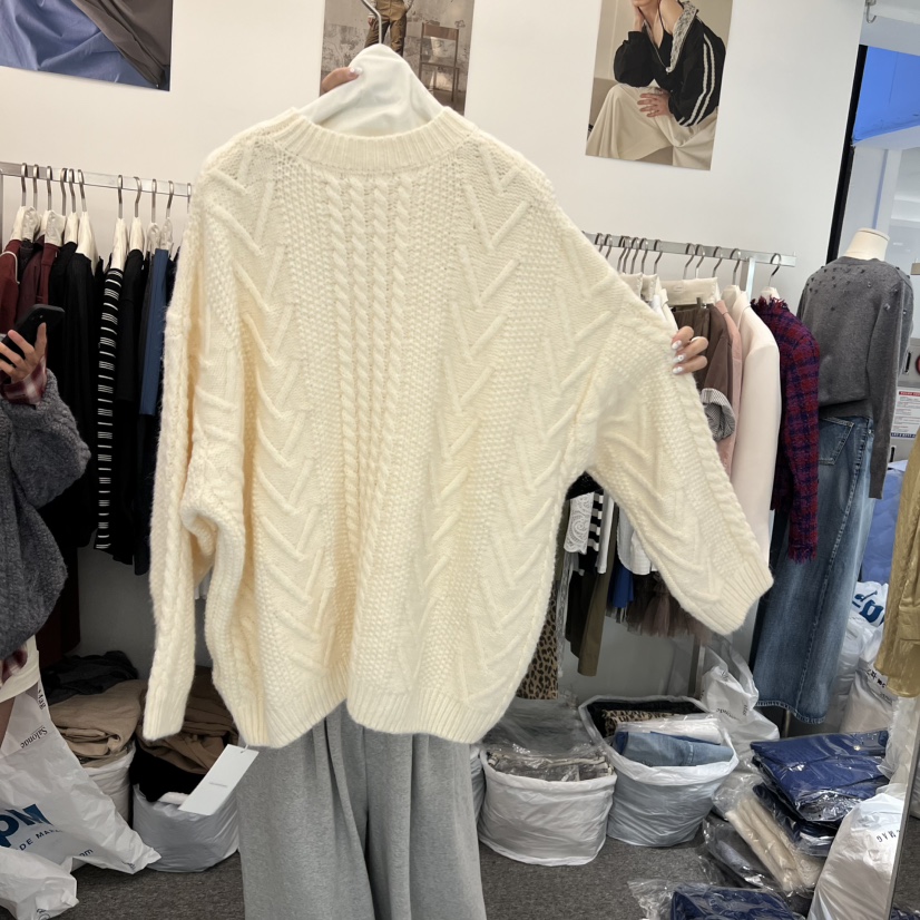 SALONDEMAG東大門㊣直郵女士新款職業熱賣休閑25秋冬真品毛衣SALONDEMAG毛衣