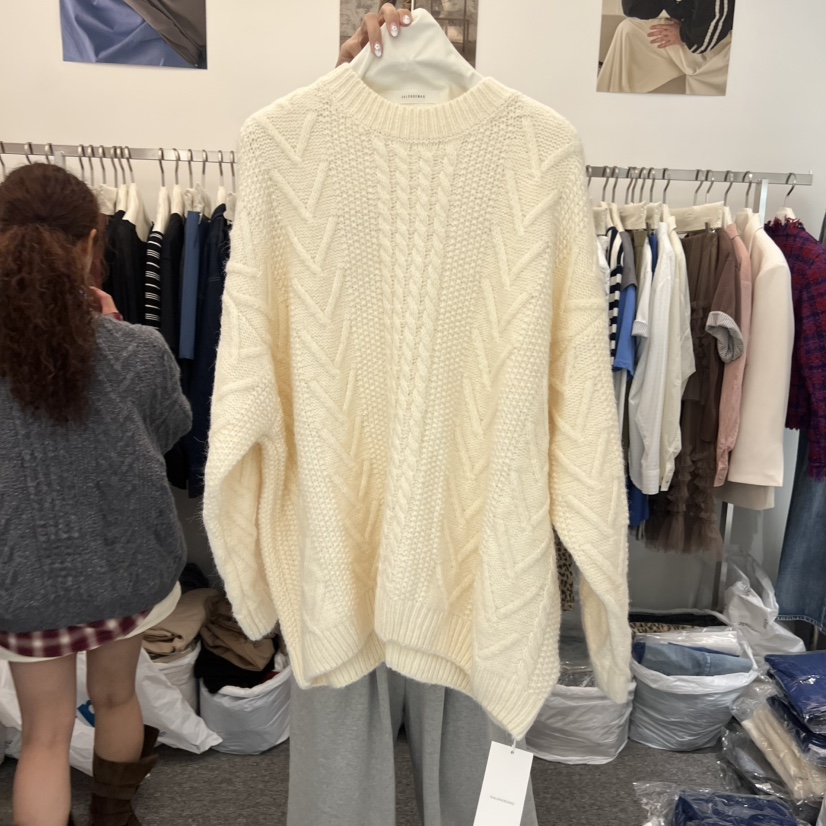 SALONDEMAG東大門㊣直郵女士新款職業熱賣休閑25秋冬真品毛衣SALONDEMAG毛衣圖色3