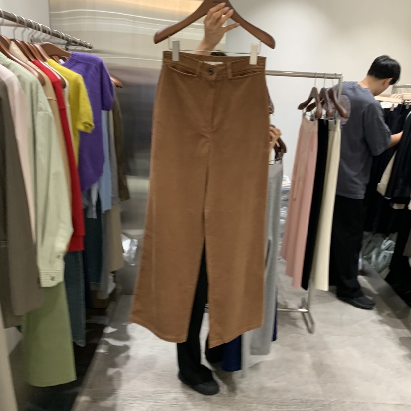 CHAE東大門㊣代購女裝新品職業熱賣休閑時尚人氣休閑褲燈心絨CHAE休閑褲圖色2