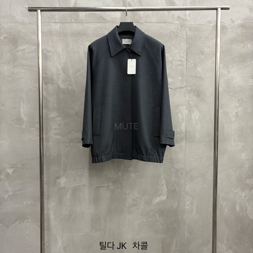 MUTE-P韓國代購㊣女裝新款時尚推薦人氣真品熱賣職業休閑夾克MUTE夾克圖色1墨色