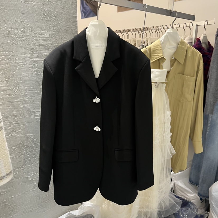 SALONDEMAG東大門㊣代購女裝新品休閑職業時尚25秋冬熱賣夾克SALONDEMAG夾克圖色1