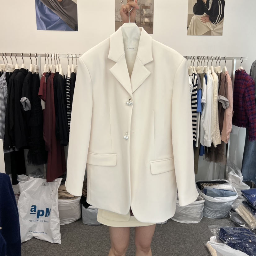 SALONDEMAG東大門㊣代購女裝新品休閑職業時尚25秋冬熱賣夾克SALONDEMAG夾克圖色2