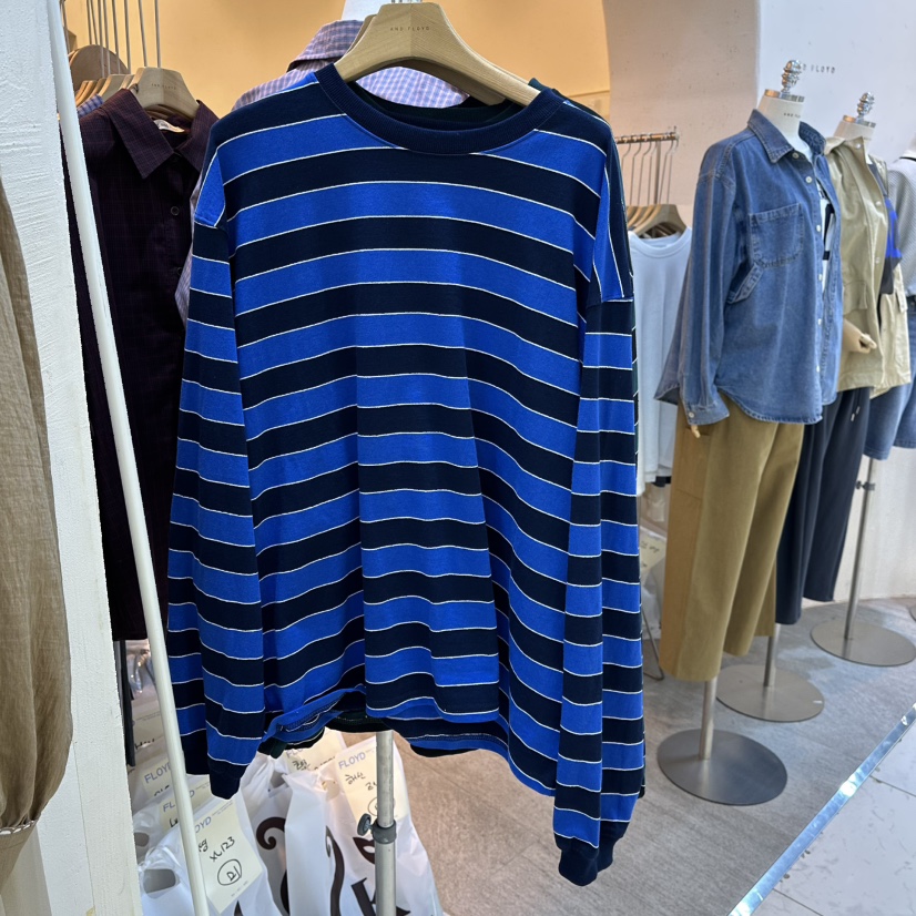 AND FLOYD東大門㊣直郵女裝新品真品推薦25秋冬休閑長袖T恤stunning and Floyd長袖T恤圖色1實際價格24000