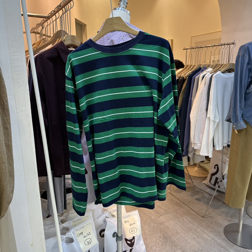 AND FLOYD東大門㊣直郵女裝新品真品推薦25秋冬休閑長袖T恤stunning and Floyd長袖T恤圖色4實際價格23000