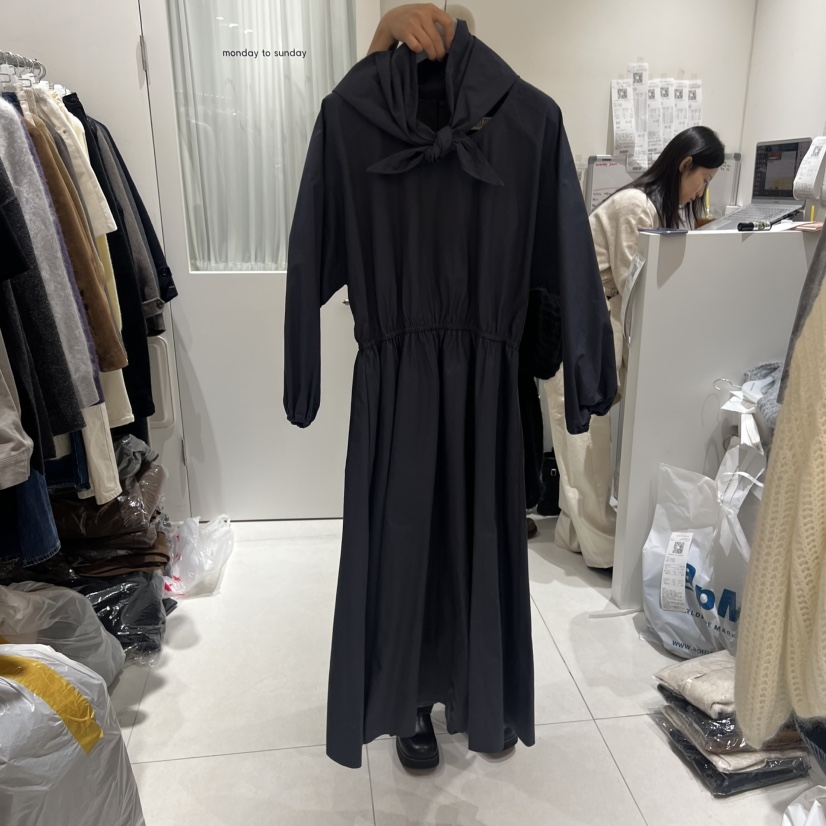 MONDAY TO SUNDAY韓國代購㊣女裝新品推薦休閑25秋冬連衣裙MONDAY TO SUNDAY連衣裙圖色3