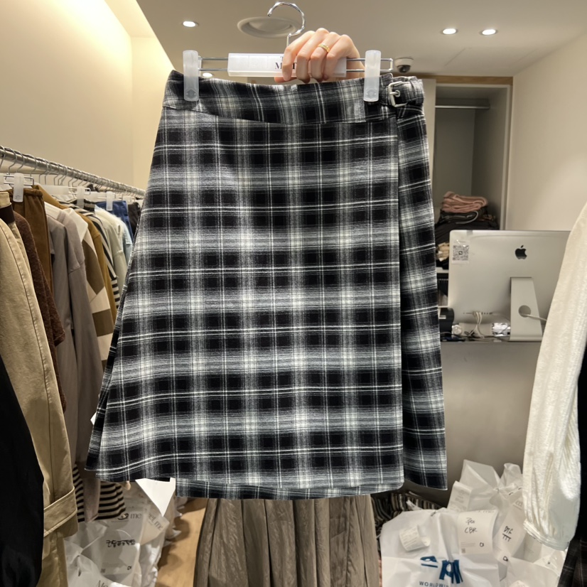 MEET ME東大門㊣實拍女士新款真品人氣職業時尚半身裙中短裙MEET ME半身裙/中短裙圖色2
