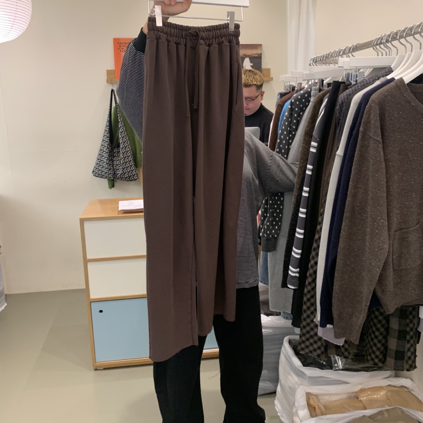 ARE東大門㊣實拍女裝新品職業熱賣時尚休閑真品25秋冬休閑褲ARE YOU/ARE休閑褲圖色1