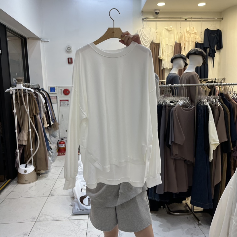 IN KIRA韓國直郵㊣女裝新品25秋冬休閑熱賣人氣推薦長袖T恤IN KIRA長袖T恤圖色1