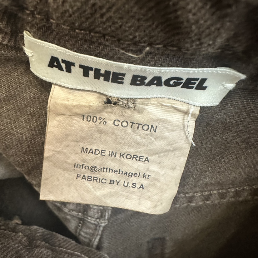 AT THE BAGEL東大門㊣代購女裝新品推薦25秋冬熱賣牛仔褲AT THE BAGEL牛仔褲