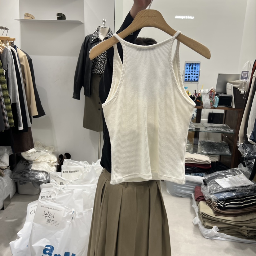 ANN MARGRET東大門㊣直郵女裝新款25秋冬吊帶背心GRETA.Y吊帶/背心