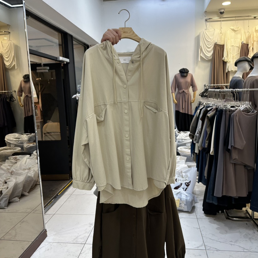 IN KIRA東大門㊣實拍女士新品職業熱賣25秋冬時尚襯衫蕾絲衫IN KIRA襯衫/蕾絲衫圖色1