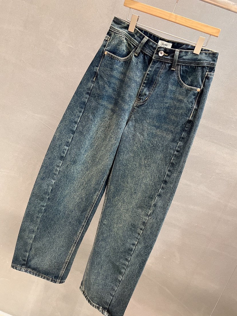 GLAD SOME東大門㊣直郵女裝新品真品推薦休閑時尚職業牛仔褲GLAD SOME牛仔褲