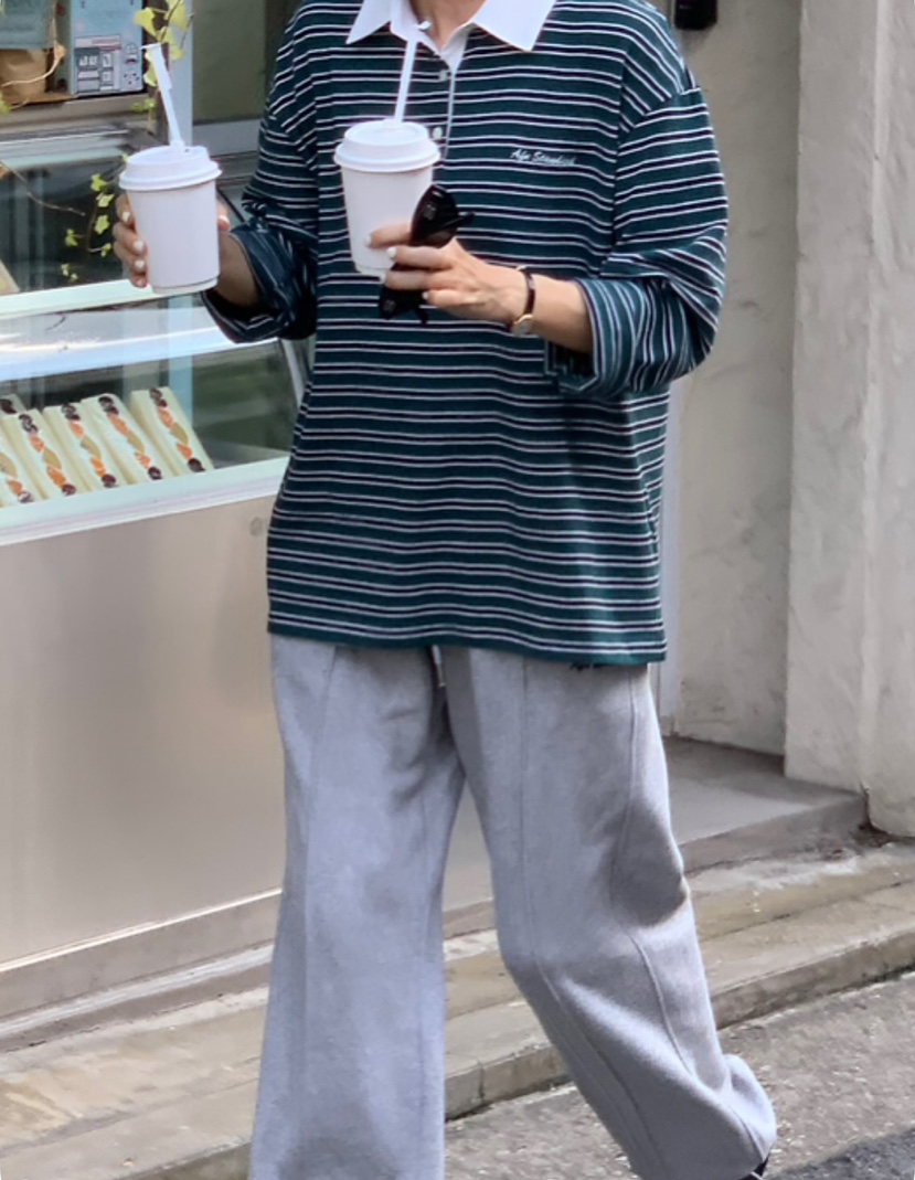 A Flan東大門㊣代購女士新品25秋冬推薦真品職業時尚長袖T恤AFN EDITION長袖T恤