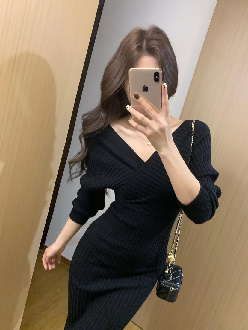 KC MARKET東大門㊣實拍女裝新品真品休閑時尚人氣連衣裙露肩KC MARKET連衣裙