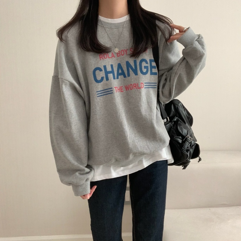 HELLO JINI東大門㊣直郵女士新款真品25秋冬時尚衛衣不含內搭HELLO JINI衛衣
