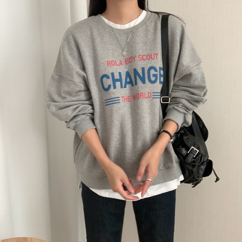 HELLO JINI東大門㊣直郵女士新款真品25秋冬時尚衛衣不含內搭HELLO JINI衛衣