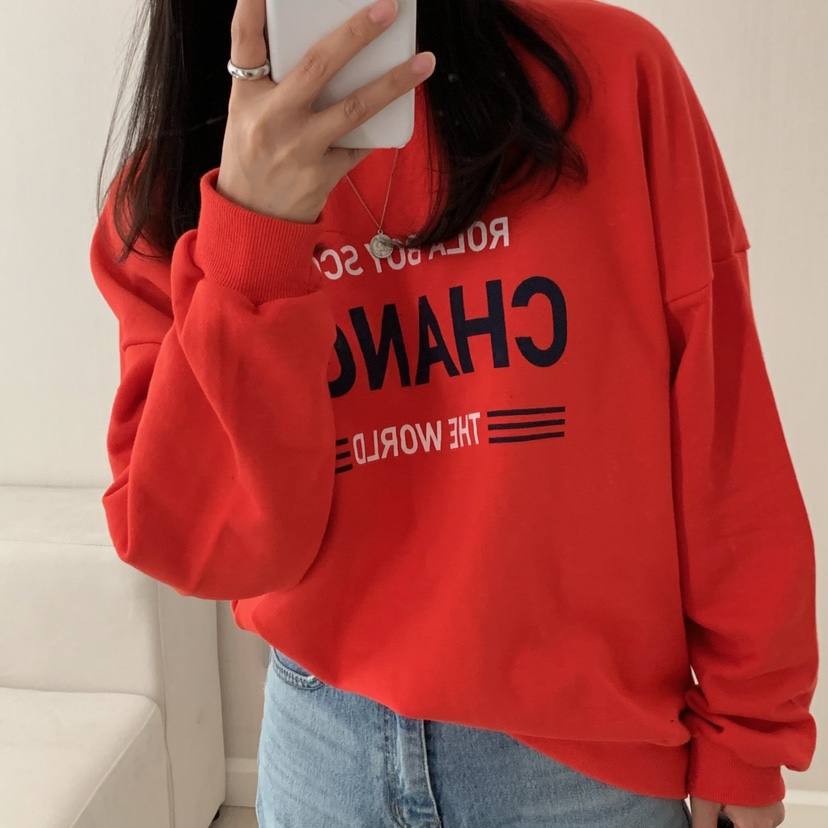 HELLO JINI東大門㊣直郵女士新款真品25秋冬時尚衛衣不含內搭HELLO JINI衛衣圖色2