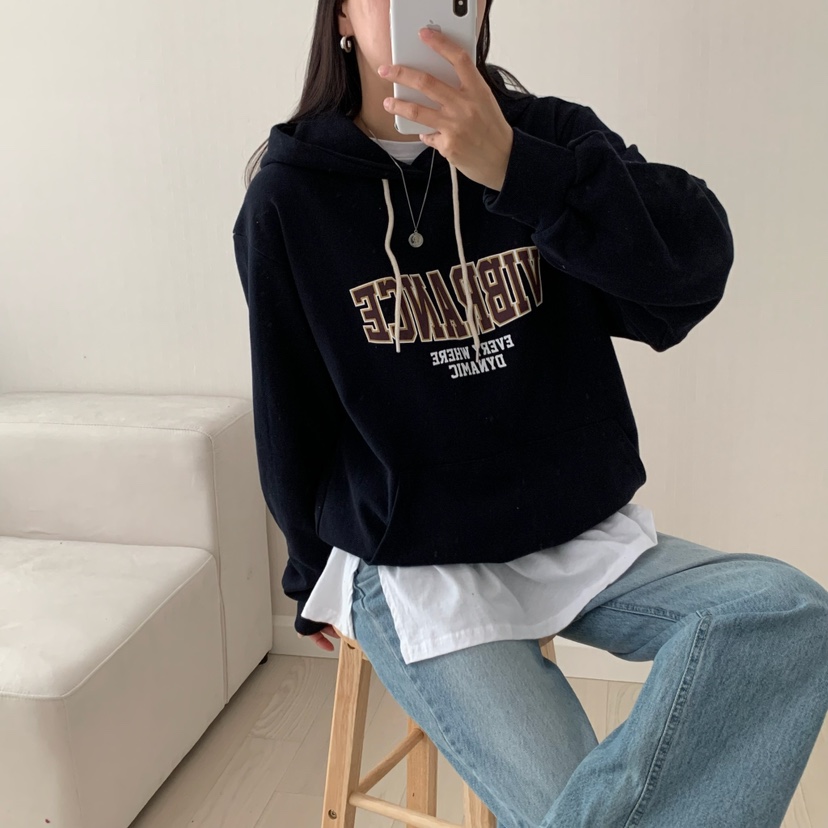 FROMJINI韓國代購㊣女士新款25秋冬推薦休閑時尚衛衣不含內搭FROMJINI衛衣