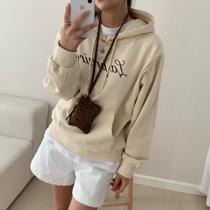 HELLO JINI東大門㊣代購女士新品熱賣時尚25秋冬衛衣不含內搭HELLO JINI衛衣