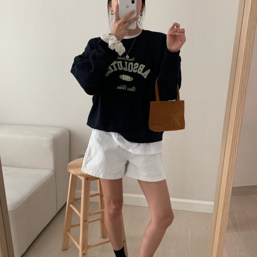 HELLO JINI韓國代購㊣女士新品熱賣職業時尚25秋冬真品衛衣HELLO JINI衛衣