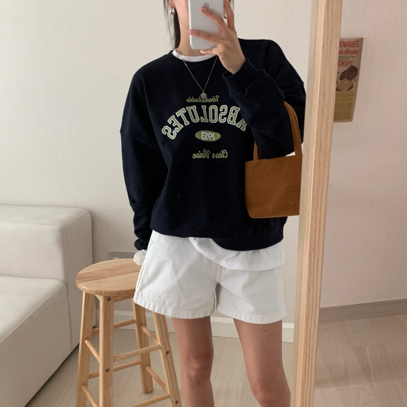 HELLO JINI韓國代購㊣女士新品熱賣職業時尚25秋冬真品衛衣HELLO JINI衛衣