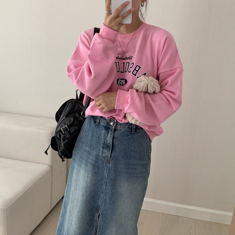 HELLO JINI韓國代購㊣女士新品熱賣職業時尚25秋冬真品衛衣HELLO JINI衛衣