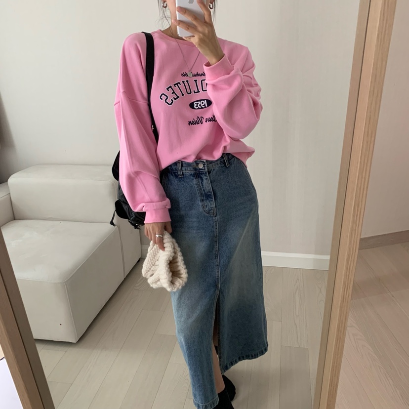 HELLO JINI韓國代購㊣女士新品熱賣職業時尚25秋冬真品衛衣HELLO JINI衛衣