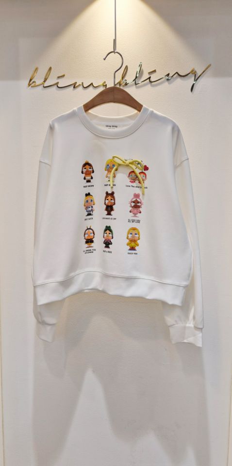 BLING BLING-S東大門㊣直郵女士新品熱賣真品休閑時尚衛衣BLING BLING-S衛衣圖色2