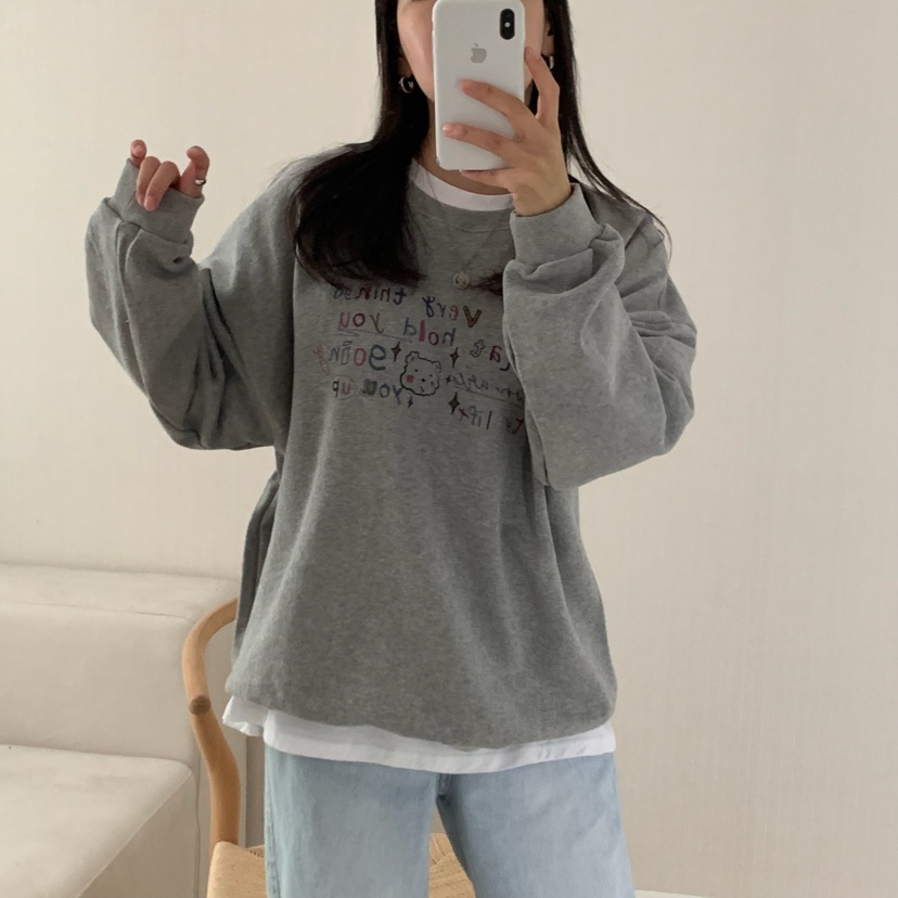 FROMJINI韓國直郵㊣女裝新款職業休閑25秋冬人氣衛衣不含內搭FROMJINI衛衣