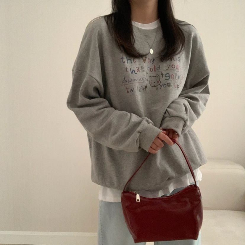 FROMJINI韓國直郵㊣女裝新款職業休閑25秋冬人氣衛衣不含內搭FROMJINI衛衣